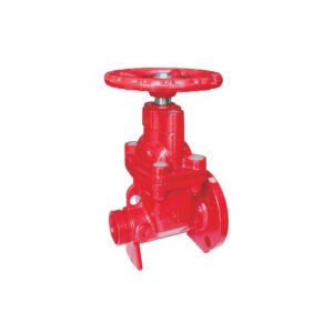 British Flanged x Grooved NRS gate valve