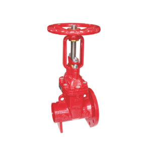 British Flanged x Grooved OS&Y gate valve