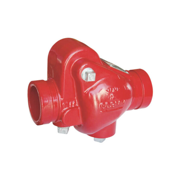 British Grooved swing check valve