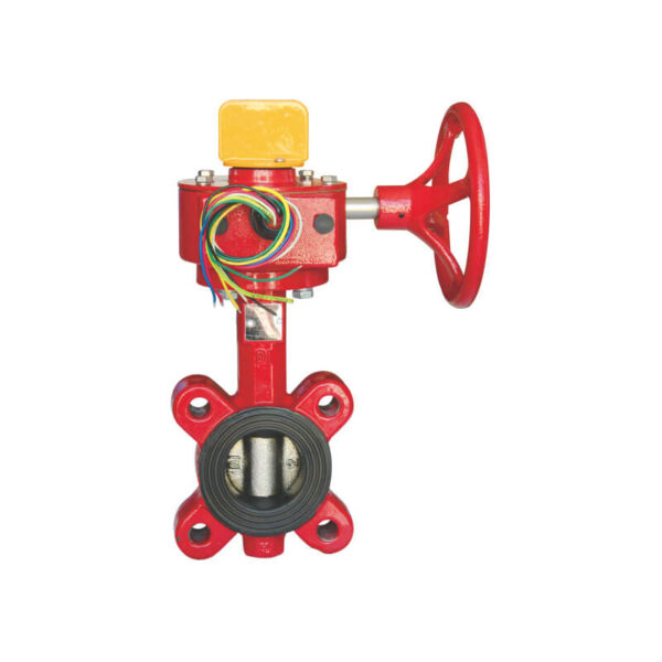 British Lug butterfly valve (Gear actuator & tamper switch)