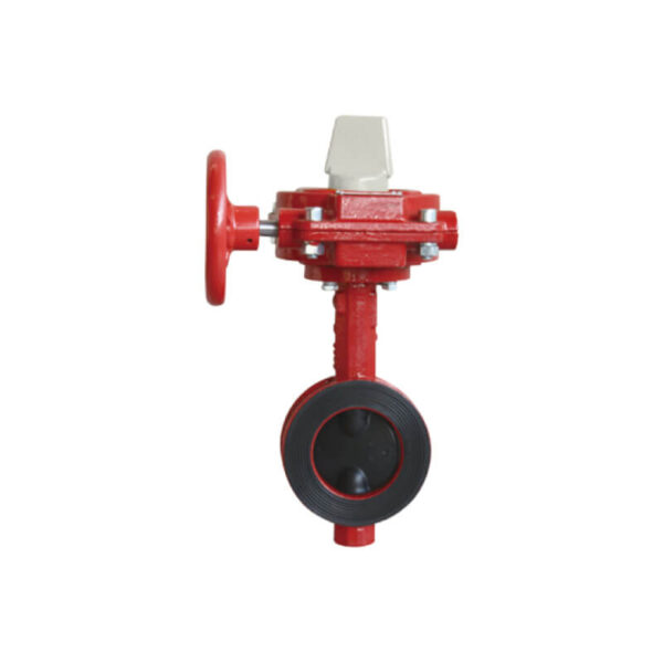 V16-1 British Wafer butterfly valve (Gear actuator & tamper switch)