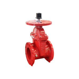 V40 American Flanged NRS gate valve with post flange and wrench nut