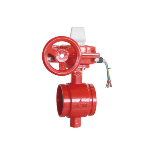 V47-1 American Grooved butterfly valve (Gear actuator & tamper switch)