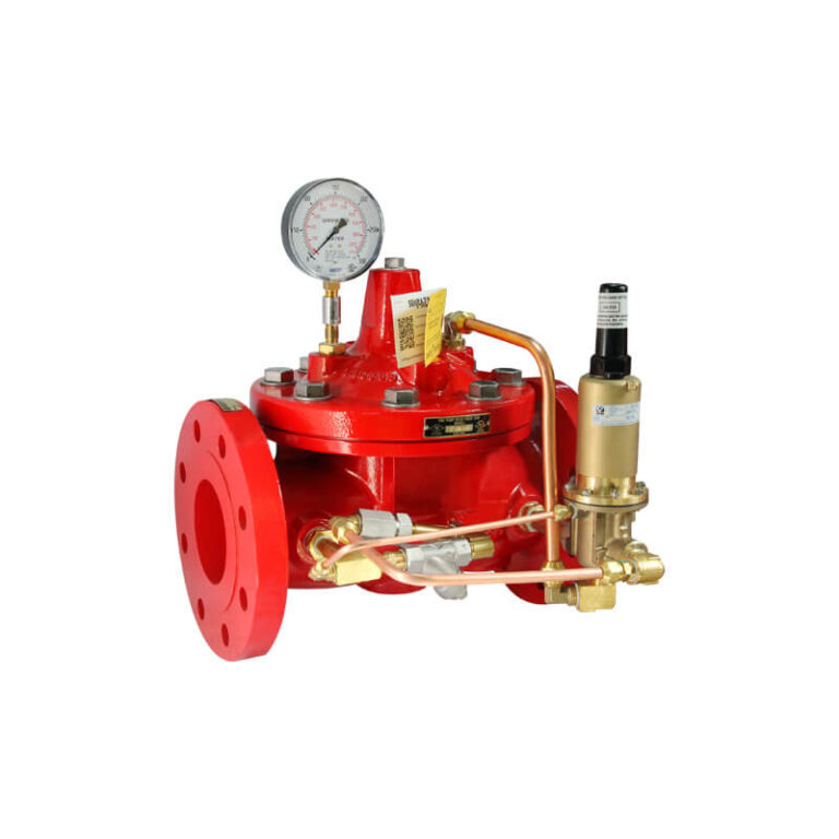 Flanged globe type pressure relief valve UL/ FM Approved