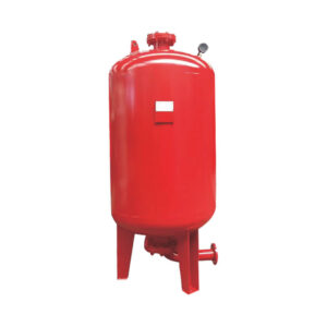 Vertical pump pressure tank