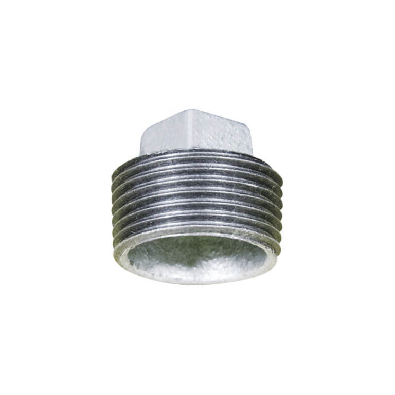 Malleable iron square head plug (Cored plug) - TPMCSTEEL