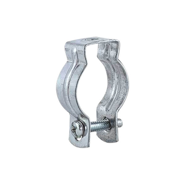 Conduit hanger with bolt and nut