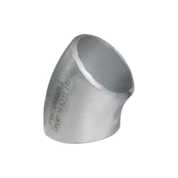 EN BS butt weld 45° elbow (Long radius)