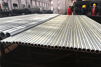 Hot dip galvanizing finish