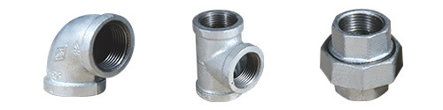 Malleable iron pipe fittings