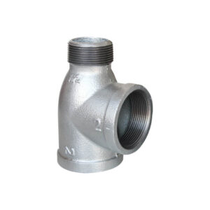 M16 Malleable cast iron reducing service tee