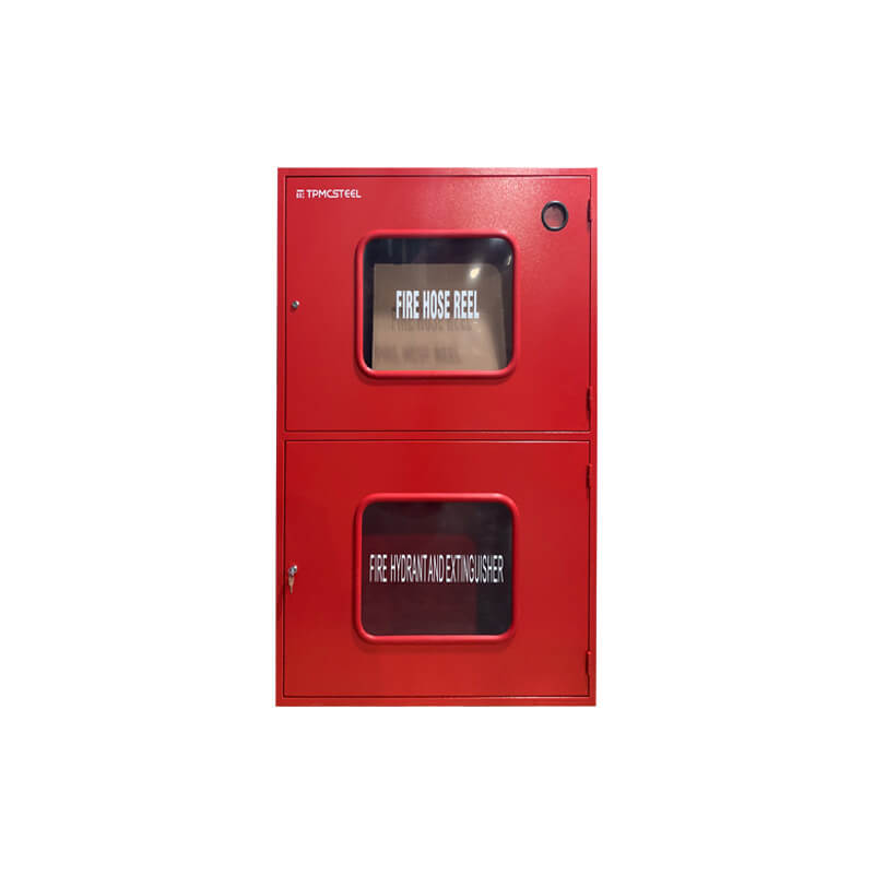 Model A: Double Compartment Hose Reel Cabinet - Steel Recon Industries