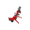 Water powered oscillating portable ground foam monitor