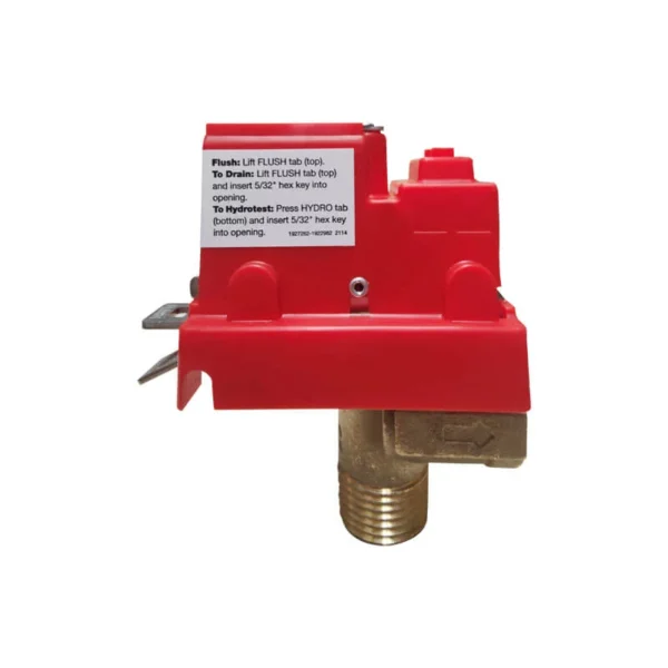 Lockable pressure relief valve for system testing