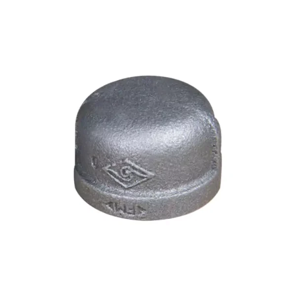 Malleable cast iron cap