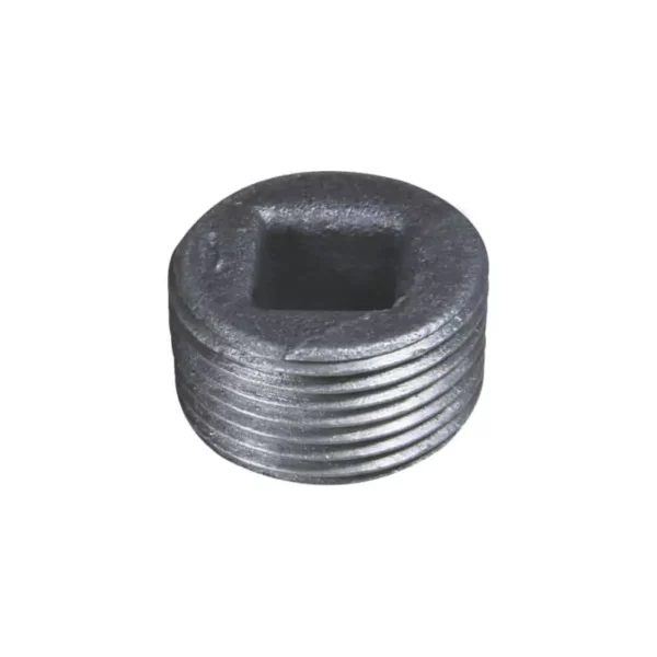 Malleable cast iron countersunk plug