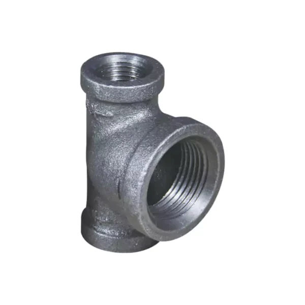 Malleable cast iron unequal tee (Increasing tee)