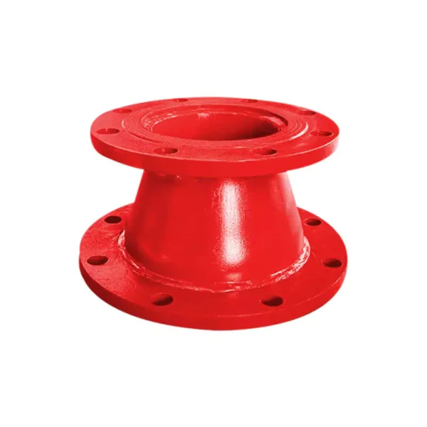 Flanged concentric reducer