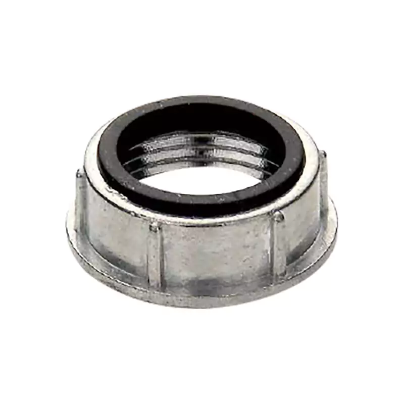thumbnail interactive-video image 1 of MM® 6-Inch Insulated Blue Bushing – Threaded Non-Metallic For Rigid Metal IMC Conduit, 3/4" Height 1 of 4