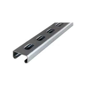 Strut channel, slotted or solid