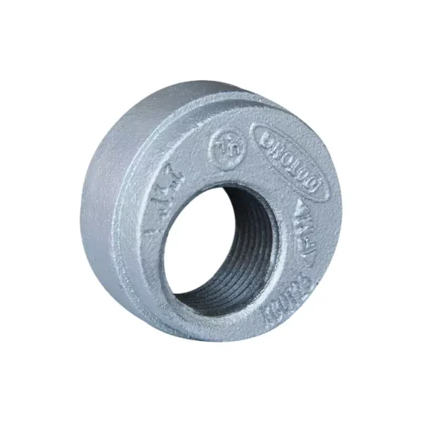 Grooved drain cap with eccentric hole