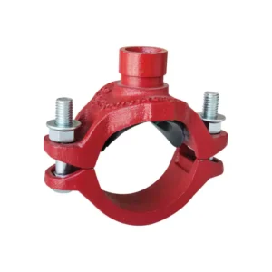 Mechanical tee with grooved branch