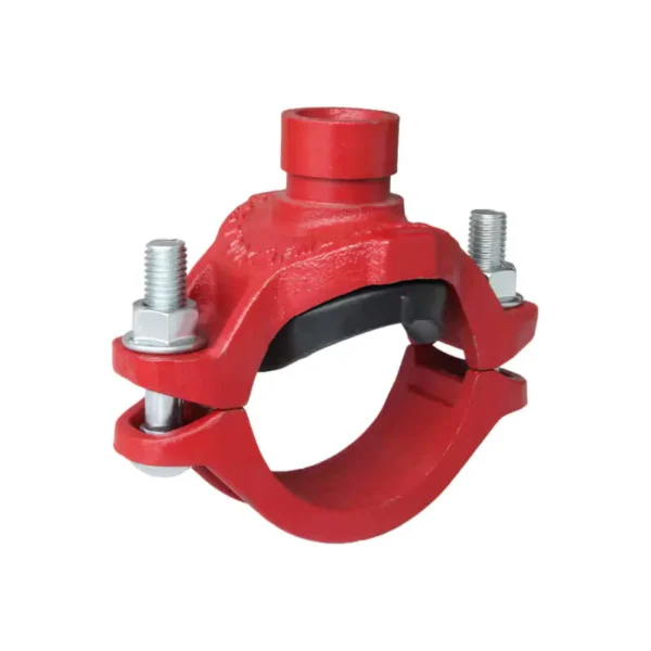 Mechanical tee with grooved branch