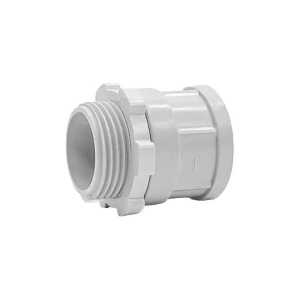 Rigid PVC conduit connector (Terminal adapter)