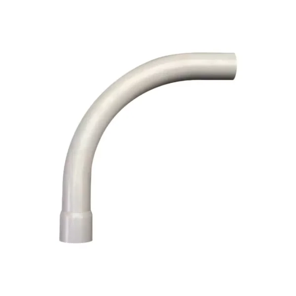 Rigid PVC conduit elbow
