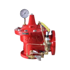 Flanged angle type pressure relief valve