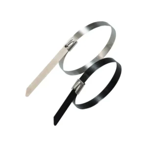 Ball lock stainless steel cable ties