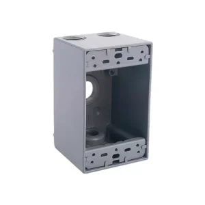 1-gang weatherproof deep outlet box