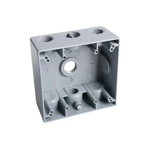 2-gang weatherproof outlet box