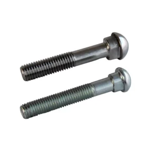 Metric oval neck track head bolt