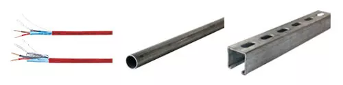 Fire-rated cable and conduit