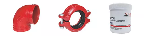 Grooved pipe fittings and couplings