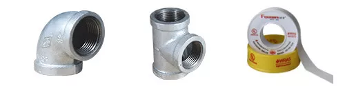 Malleable iron pipe fittings