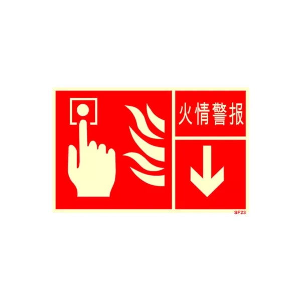 Exit Call Point Signs Fire alarm call point (Manual station) safety sign