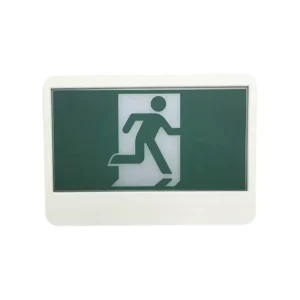 Intelligent maintained running man exit sign (Plastic enclosure)