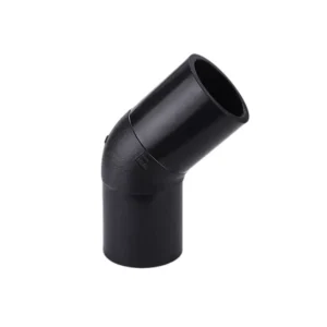 PE100 HDPE butt fusion 45° elbow