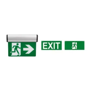 Self-contained maintained safety sign (Metal enclosure)