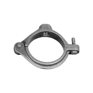 Hinged split pipe clamp (Hinged split ring hanger)
